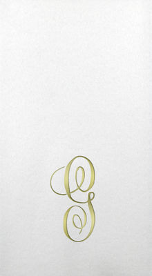 Linun Guest Towels - Gold Antoinette - G