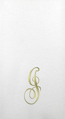Linun Guest Towels - Gold Antoinette - J
