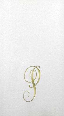 Linun Guest Towels - Gold Antoinette - P