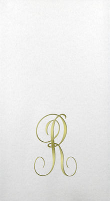 Linun Guest Towels - Gold Antoinette - R