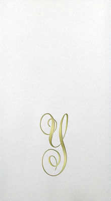 Linun Guest Towels - Gold Antoinette - Y