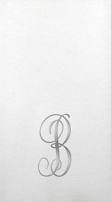 Linun Guest Towels - Silver Antoinette - B
