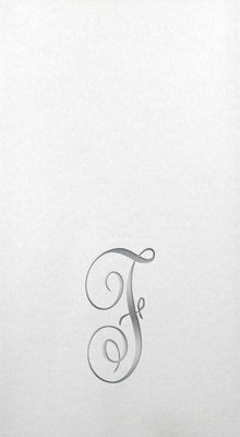 Linun Guest Towels - Silver Antoinette - F