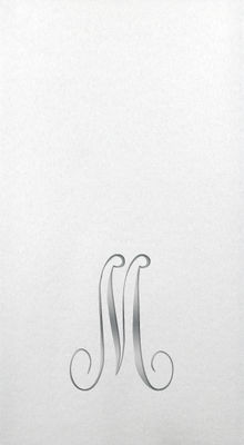 Linun Guest Towels - Silver Antoinette - M