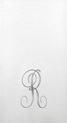 Linun Guest Towels - Silver Antoinette - R