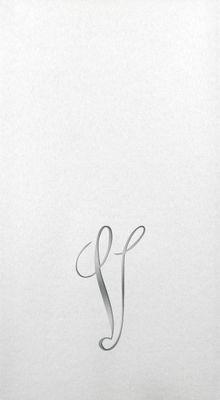 Linun Guest Towels - Silver Antoinette - V