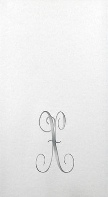 Linun Guest Towels - Silver Antoinette - X
