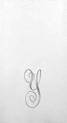 Linun Guest Towels - Silver Antoinette - Y