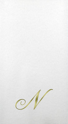 Linun Guest Towels - Gold Quill - N