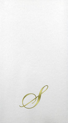 Linun Guest Towels - Gold Quill - S