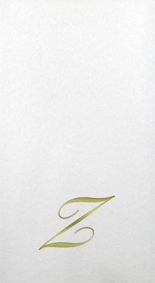 Linun Guest Towels - Gold Quill - Z