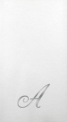 Linun Guest Towels - Silver Quill - A