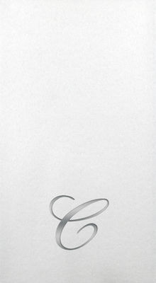 Linun Guest Towels - Silver Quill - C