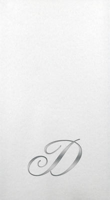 Linun Guest Towels - Silver Quill - D