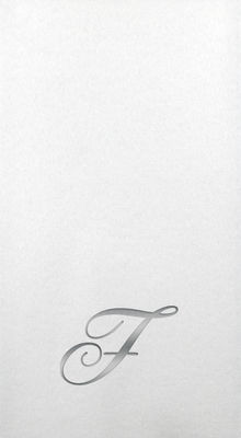 Linun Guest Towels - Silver Quill - F