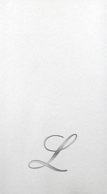 Linun Guest Towels - Silver Quill - L