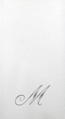 Linun Guest Towels - Silver Quill - M
