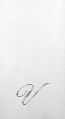 Linun Guest Towels - Silver Quill - V