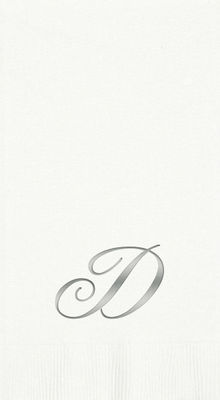 3-Ply White Guest Towels - Silver Quill - D
