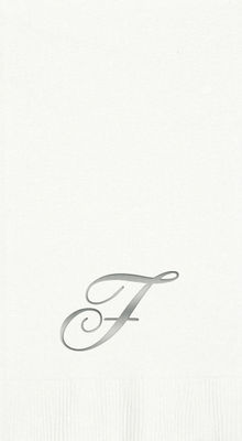 3-Ply White Guest Towels - Silver Quill - F