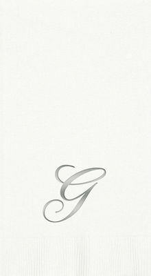 3-Ply White Guest Towels - Silver Quill - G