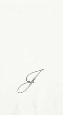 3-Ply White Guest Towels - Silver Quill - J