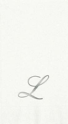 3-Ply White Guest Towels - Silver Quill - L