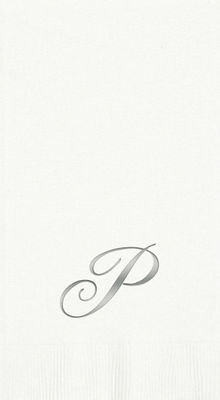 3-Ply White Guest Towels - Silver Quill - P