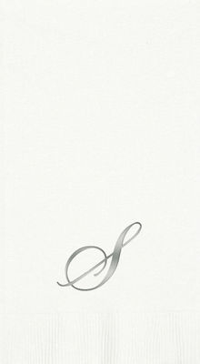 3-Ply White Guest Towels - Silver Quill - S