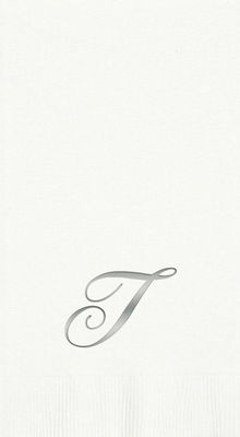 3-Ply White Guest Towels - Silver Quill - T