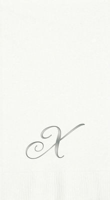 3-Ply White Guest Towels - Silver Quill - X