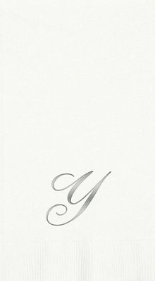 3-Ply White Guest Towels - Silver Quill - Y