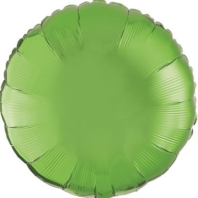 Kiwi 18-inch Round Mylar Balloons - 10ct