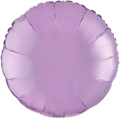 Pearl Lavender 18-inch Round Mylar Balloons - 10ct