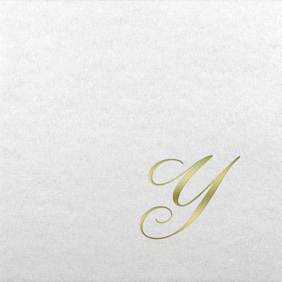 Linun Beverage Napkins - Gold Quill - Y