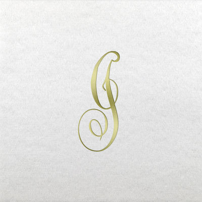 Linun Beverage Napkins - Gold Antoinette - I