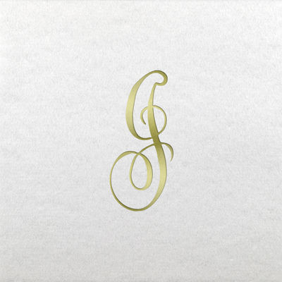 Linun Beverage Napkins - Gold Antoinette - J