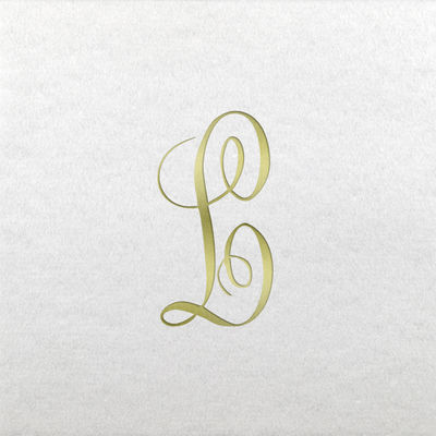 Linun Beverage Napkins - Gold Antoinette - L