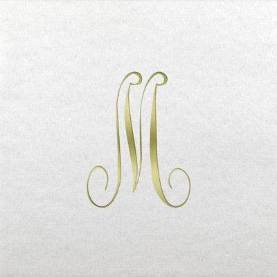 Linun Beverage Napkins - Gold Antoinette - M