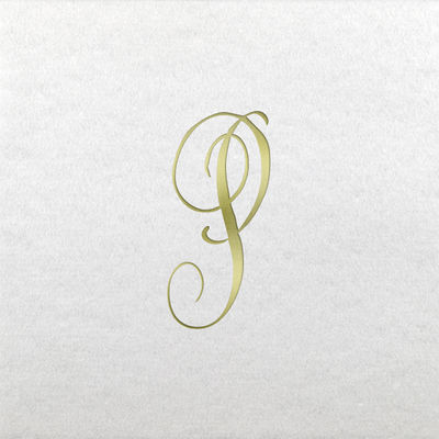 Linun Beverage Napkins - Gold Antoinette - P