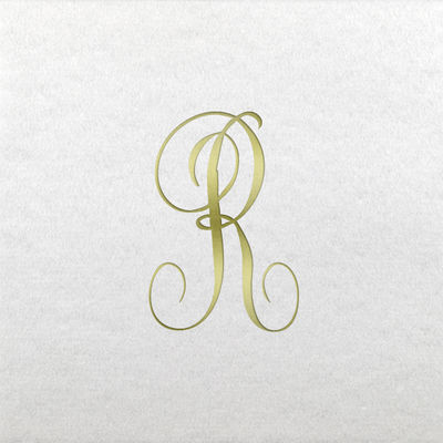 Linun Beverage Napkins - Gold Antoinette - R