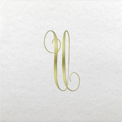 Linun Beverage Napkins - Gold Antoinette - U