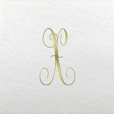 Linun Beverage Napkins - Gold Antoinette - X