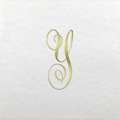 Linun Beverage Napkins - Gold Antoinette - Y