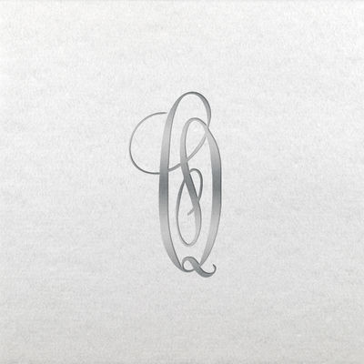 Linun Beverage Napkins - Silver Antoinette - Q