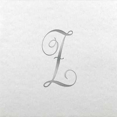 Linun Beverage Napkins - Silver Antoinette - Z