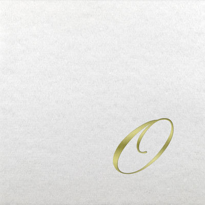 Linun Beverage Napkins - Gold Quill - O