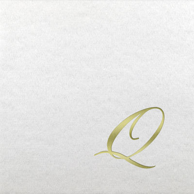 Linun Beverage Napkins - Gold Quill - Q
