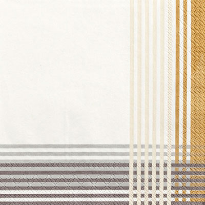 Cross Beverage Napkins - White