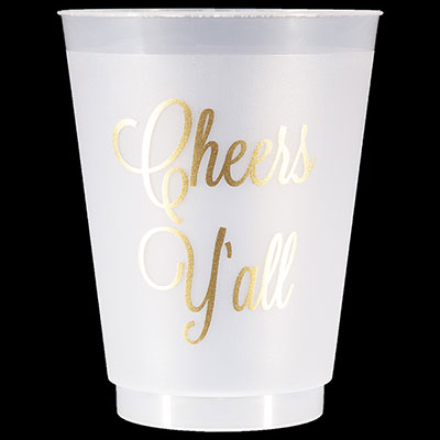 Cheers Y'all Shatterproof Cups